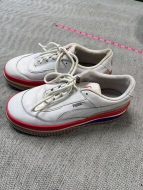 Puma Deva 90s Pop Women’s 9.5 White Platform Sneakers